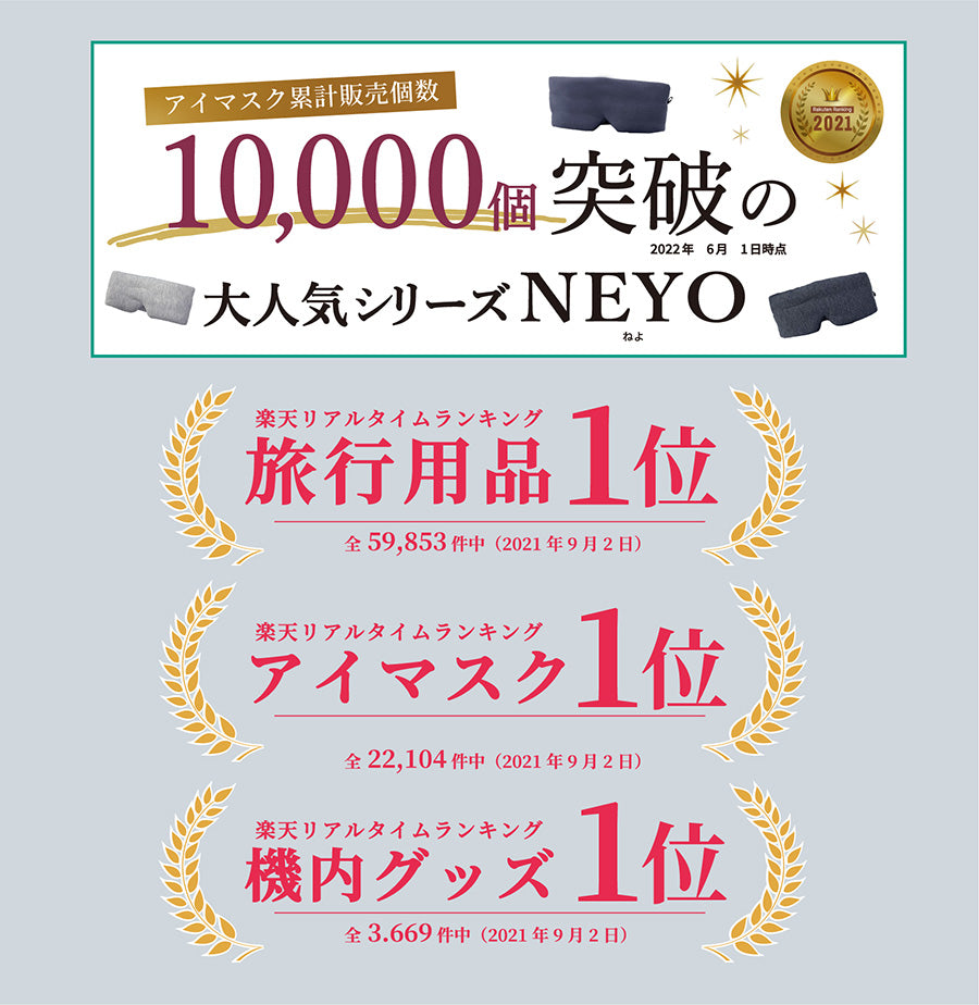 NeyoWell(ネヨウェル) eyesleep(アイスリープ) アイマスク