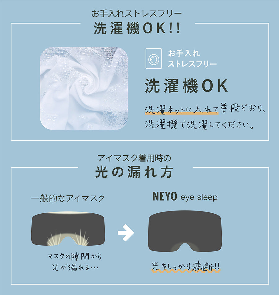 NeyoWell(ネヨウェル) eyesleep(アイスリープ) アイマスク